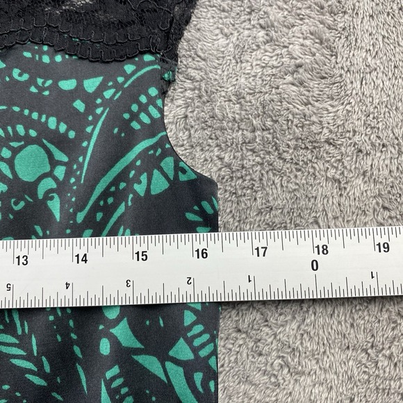 Express Sleeveless Dress Black Lace Womens XS Green - Picture 10 of 15